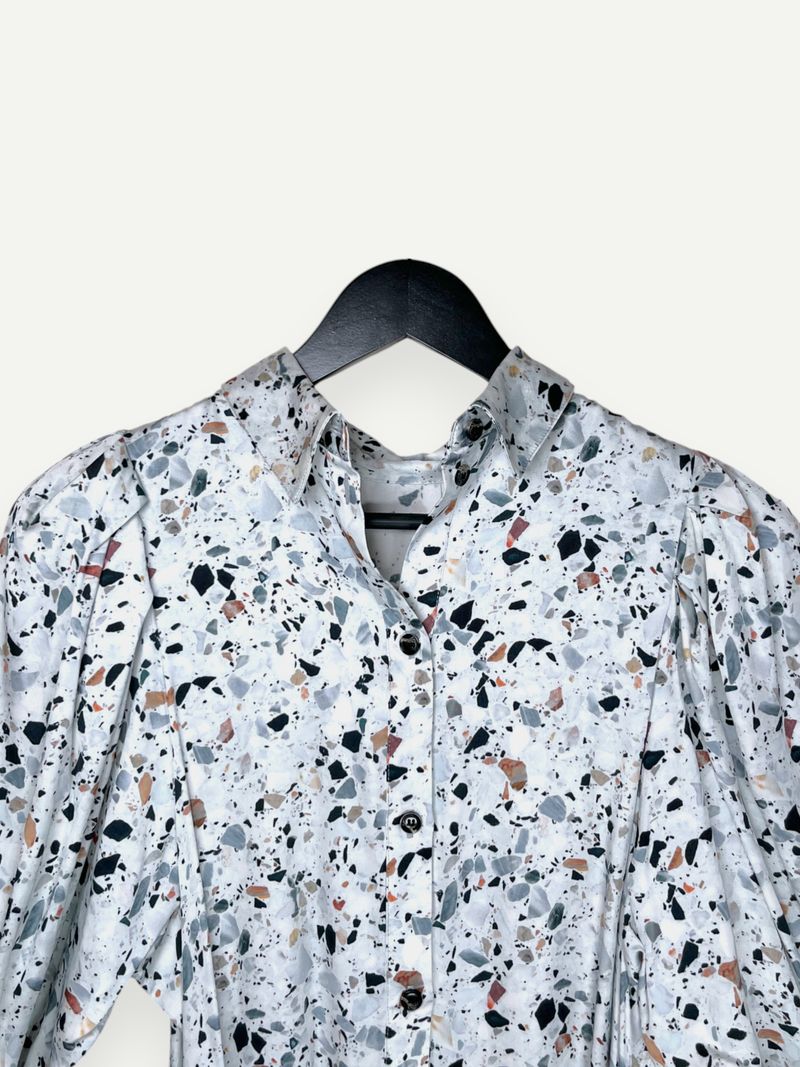 Emmy Patterned Shirt Dress