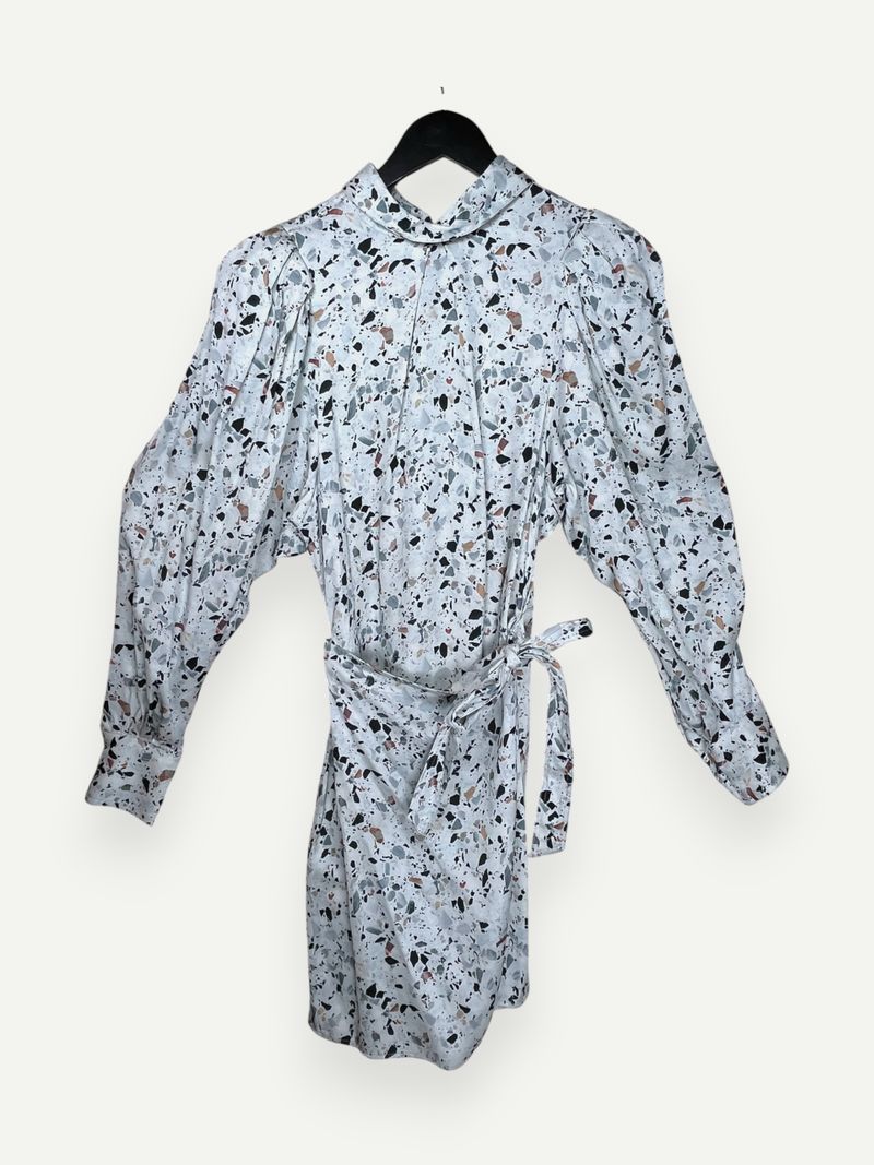 Emmy Patterned Shirt Dress