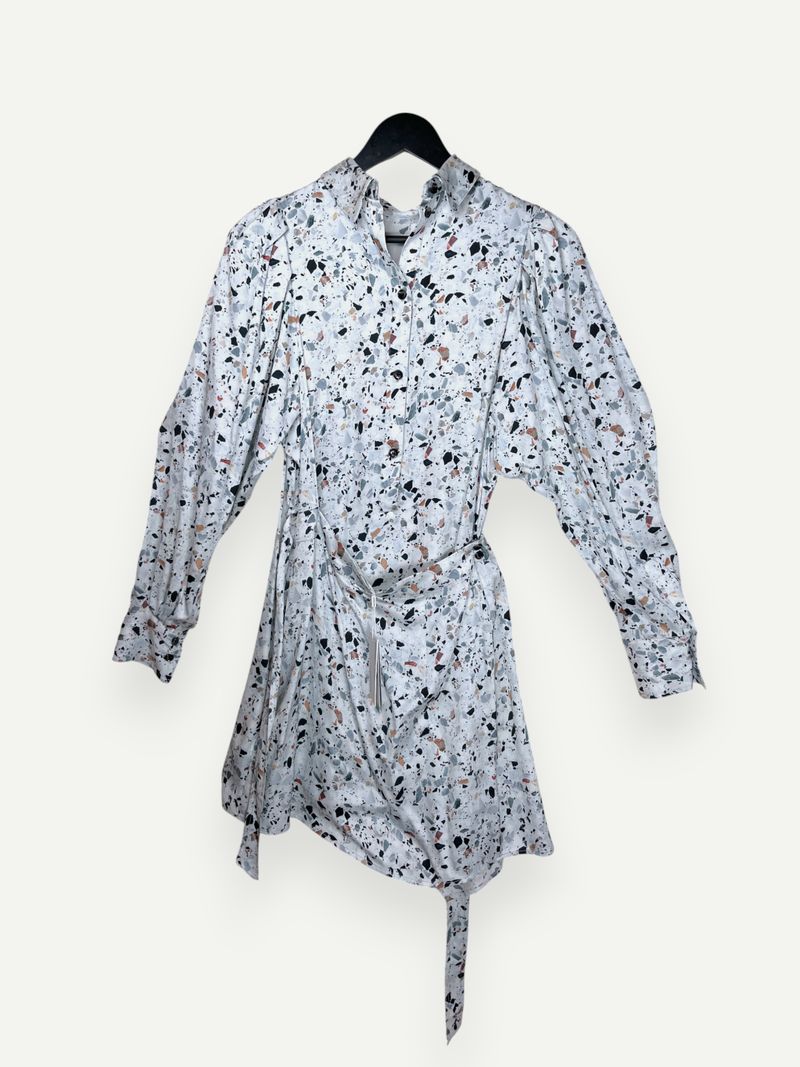 Emmy Patterned Shirt Dress