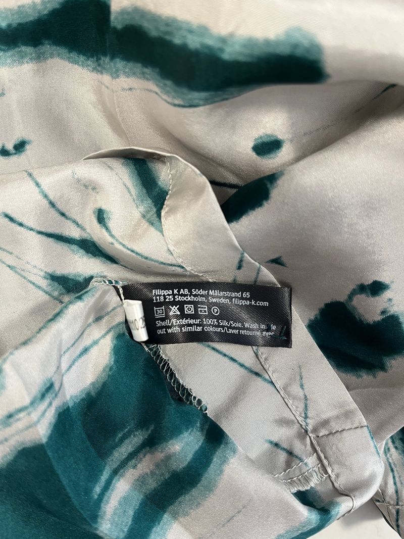 Patterned Short Sleeve Top