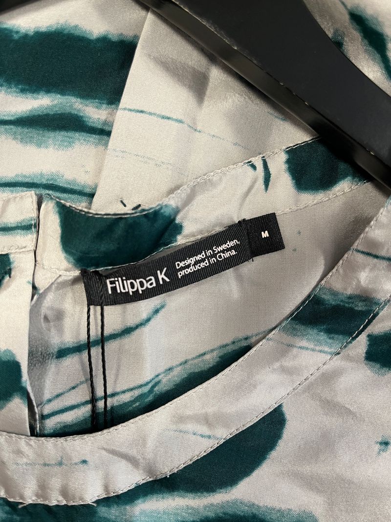 Patterned Short Sleeve Top