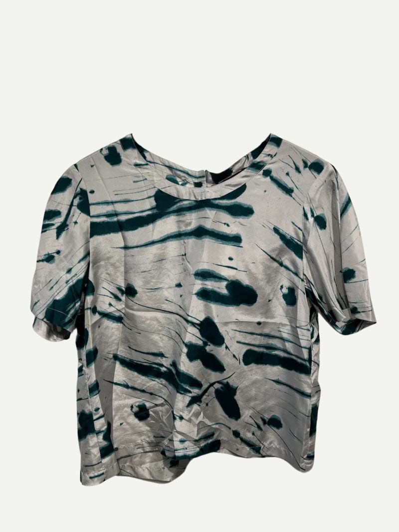 Patterned Short Sleeve Top