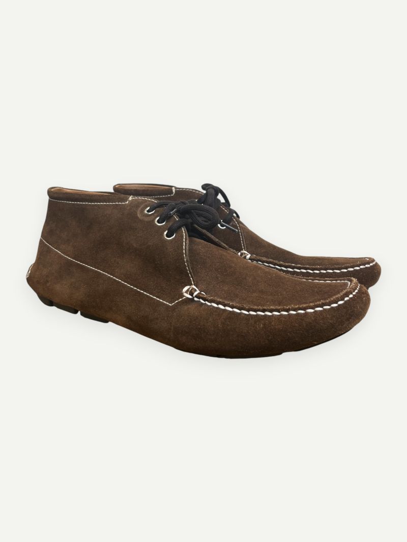 Brown Suede Ankle Boots