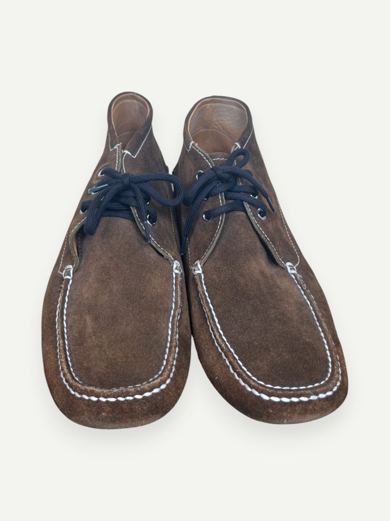 Brown Suede Ankle Boots