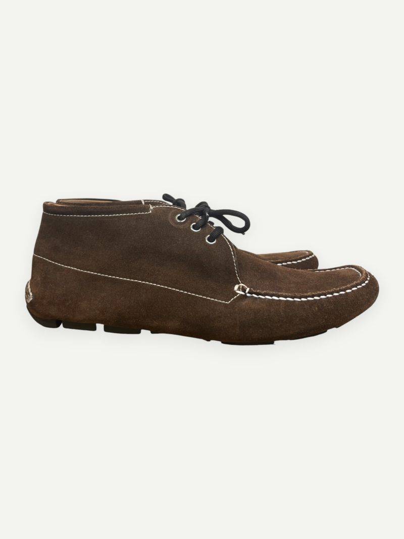 Brown Suede Ankle Boots