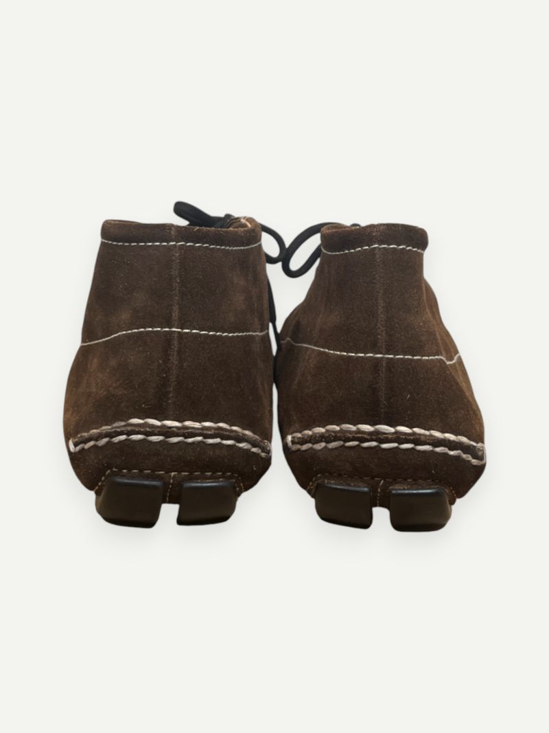 Brown Suede Ankle Boots
