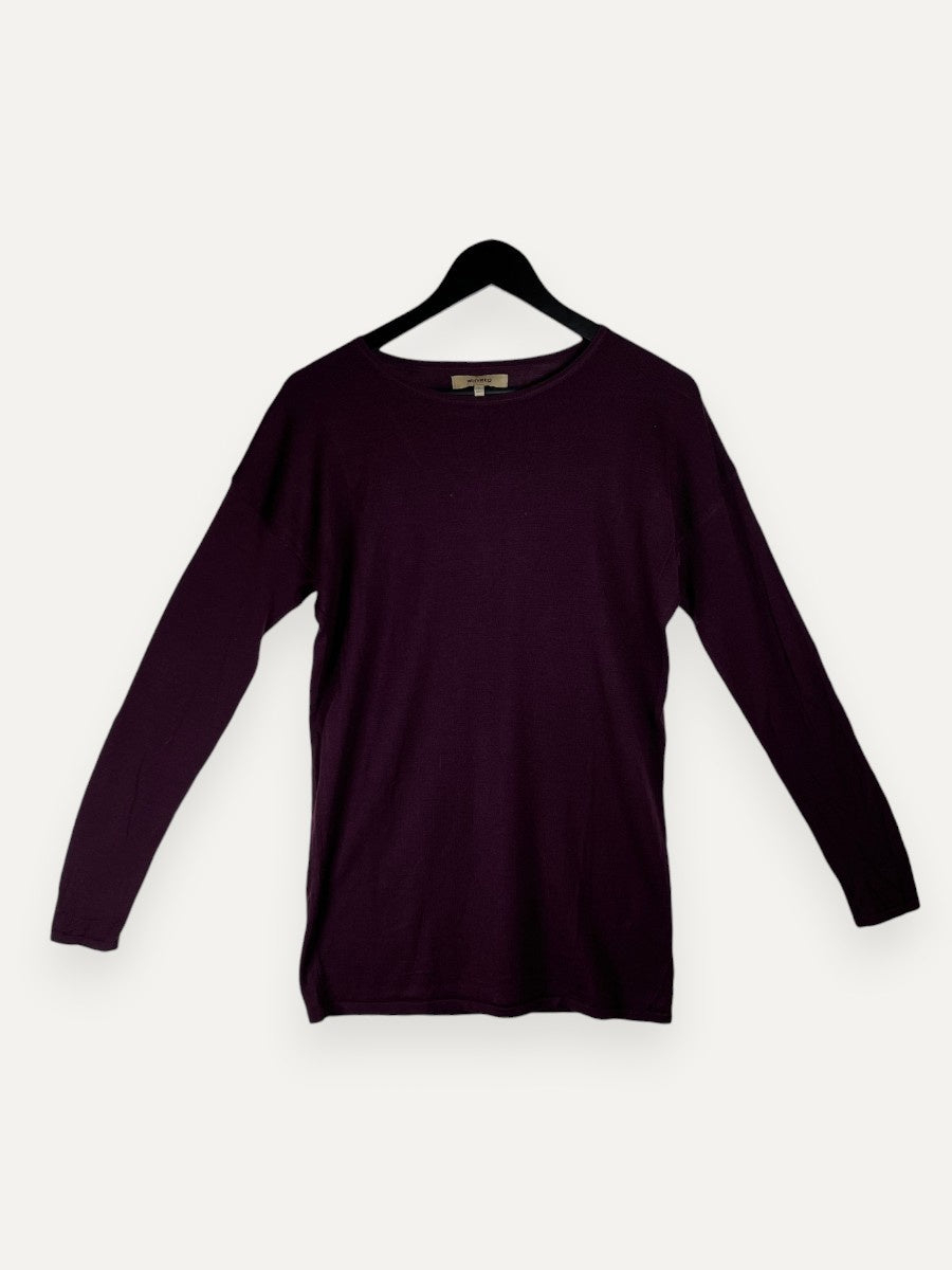 Aubergine Long Sleeve Top