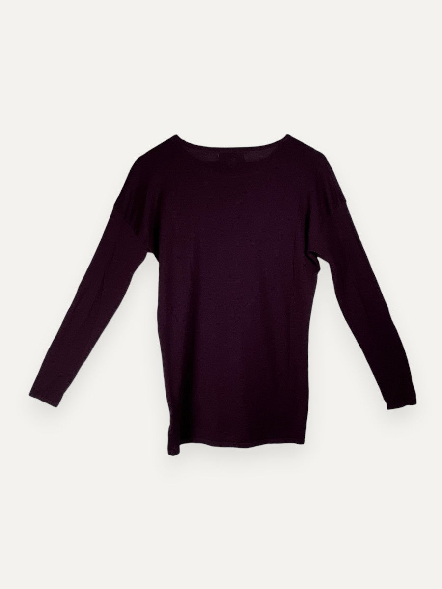 Aubergine Long Sleeve Top