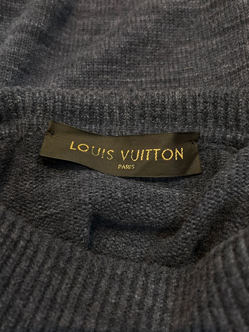 Dark Blue Wool Turtleneck