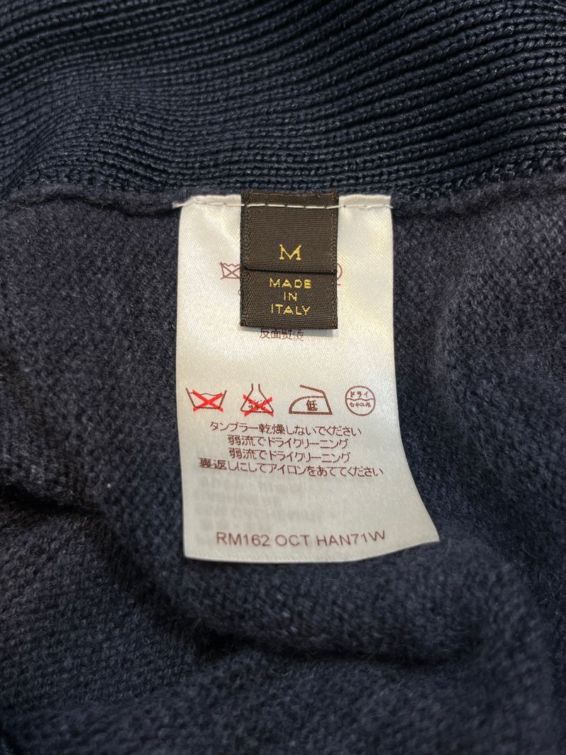 Dark Blue Wool Turtleneck