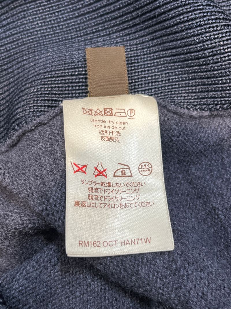 Dark Blue Wool Turtleneck