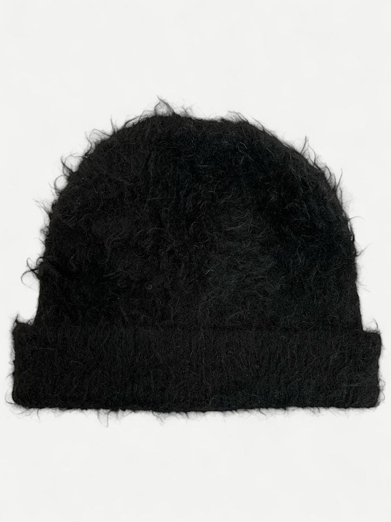 Black Wool Beanie