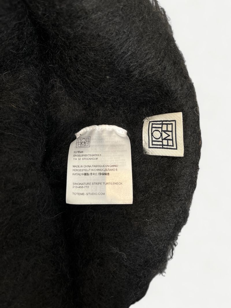Black Wool Beanie