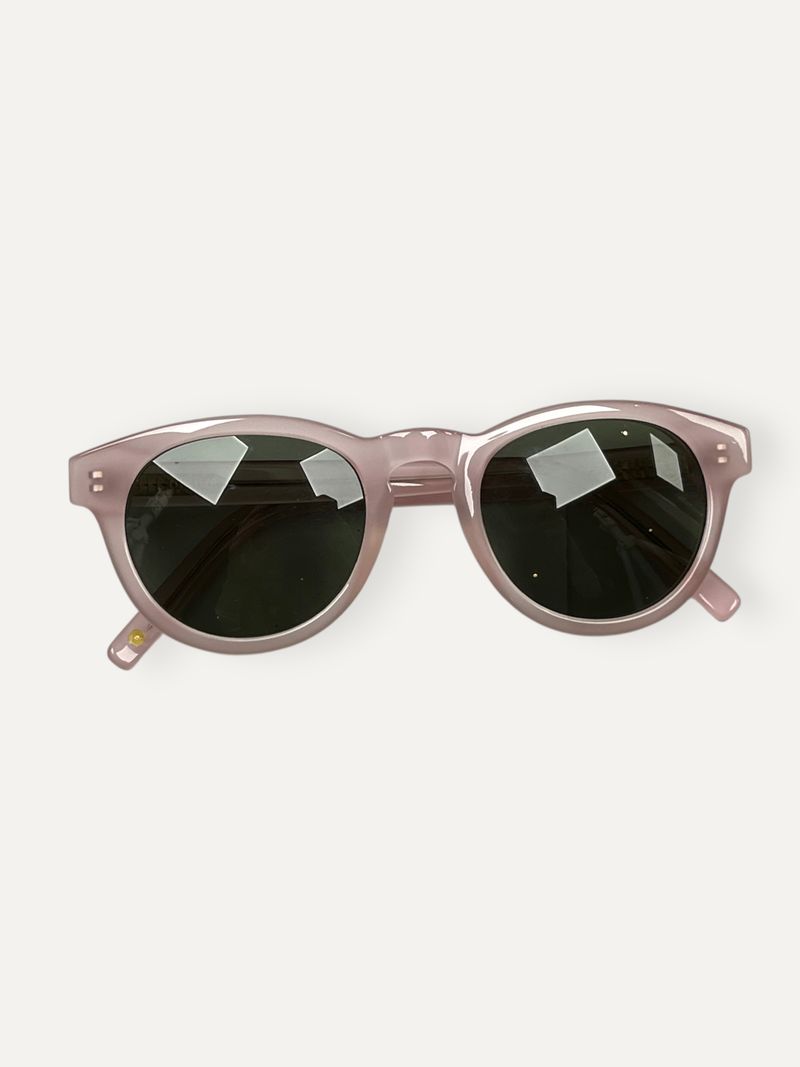 Athens 09 Soft Pink Round Frame Sunglasses