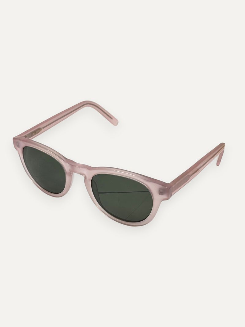Athens 09 Soft Pink Round Frame Sunglasses