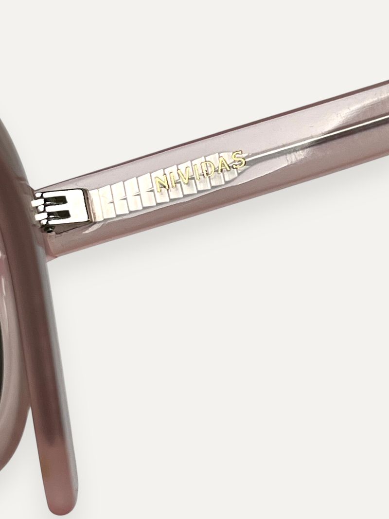 Athens 09 Soft Pink Round Frame Sunglasses