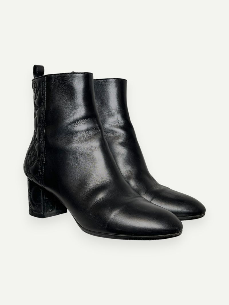 Leather Upstage Ankle Boots