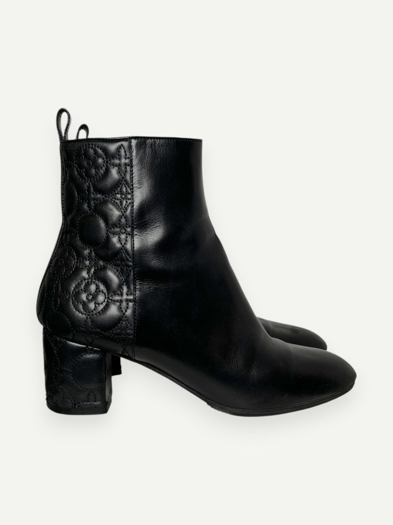 Leather Upstage Ankle Boots