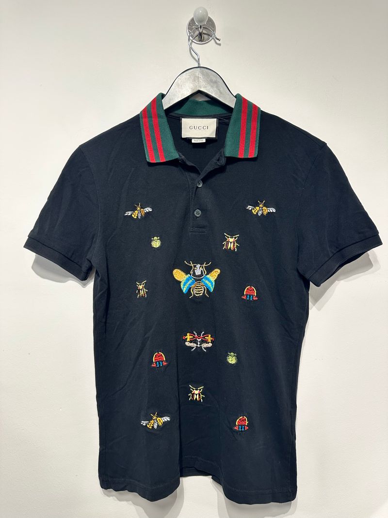 Embroidered Short Sleeve Bee T-Shirt