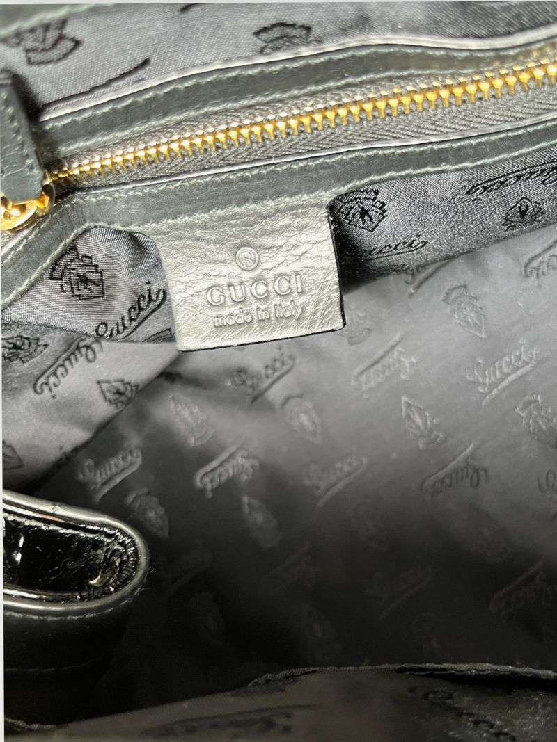 Black Patent Leather Hysteria Bag