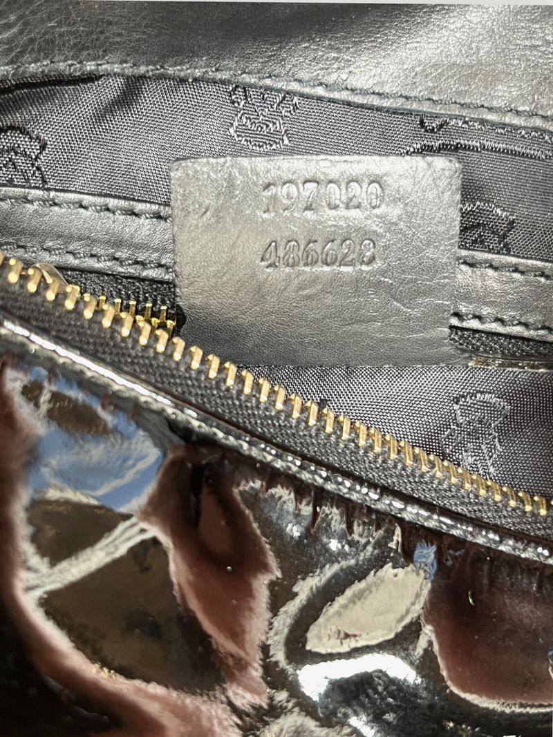 Black Patent Leather Hysteria Bag