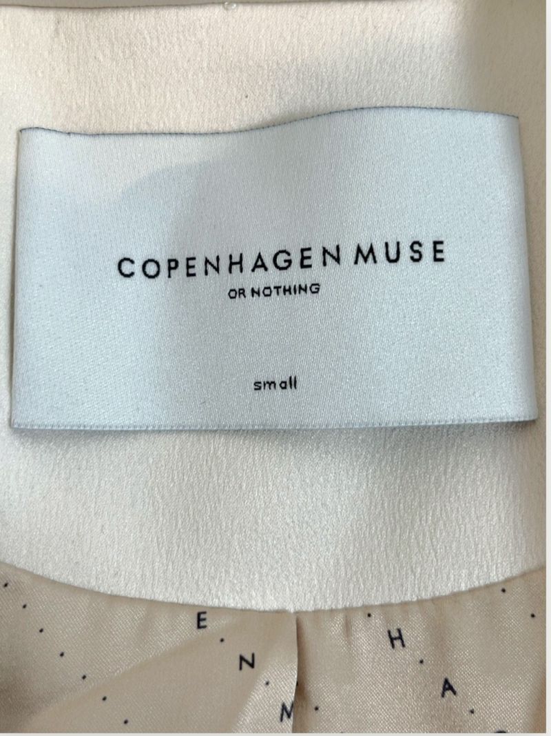 Cream Double Breasted Blazer