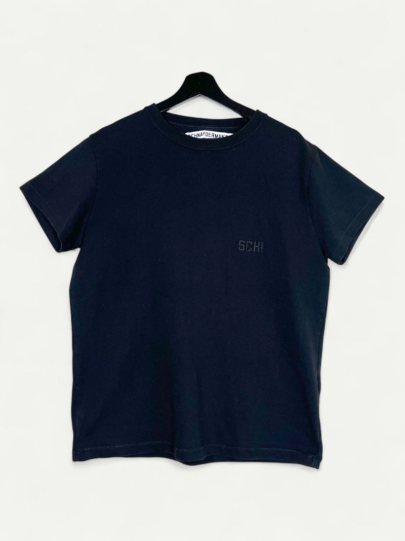 Black Cotton T-Shirt