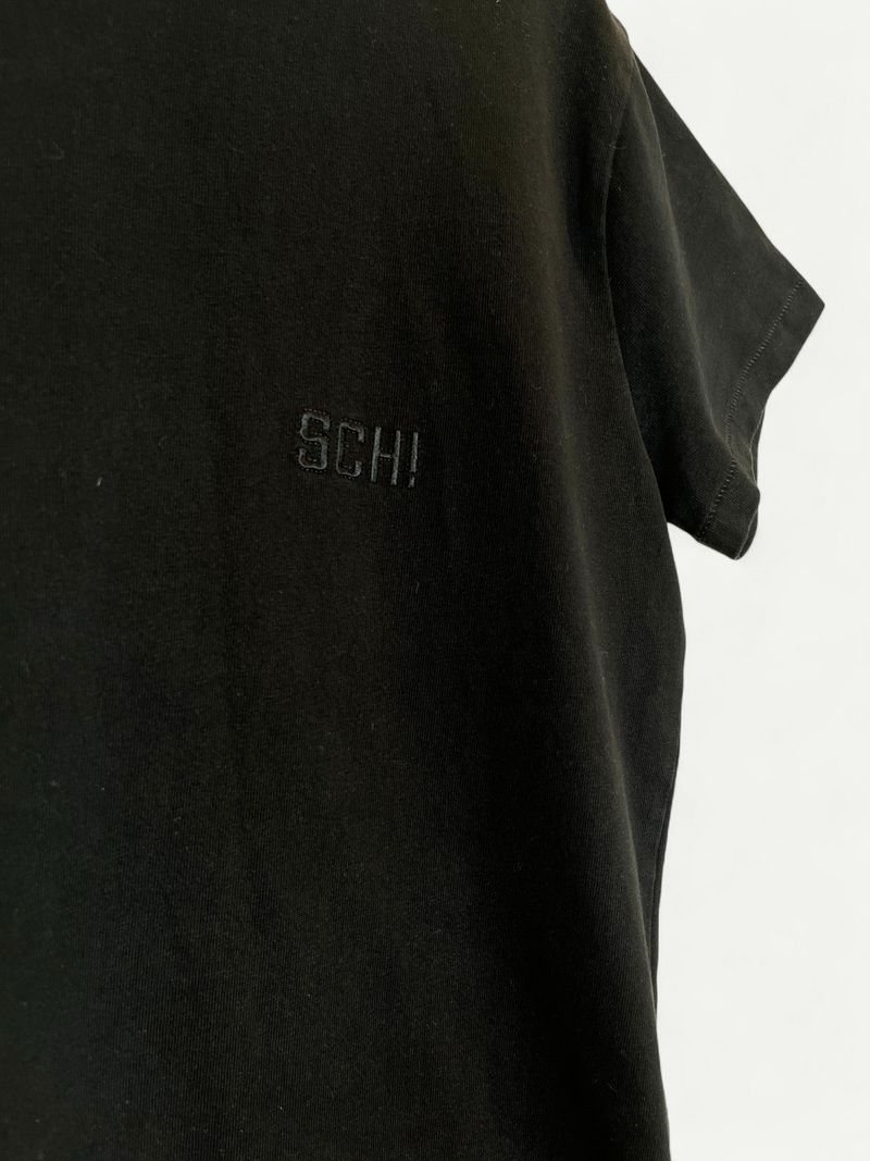 Black Cotton T-Shirt