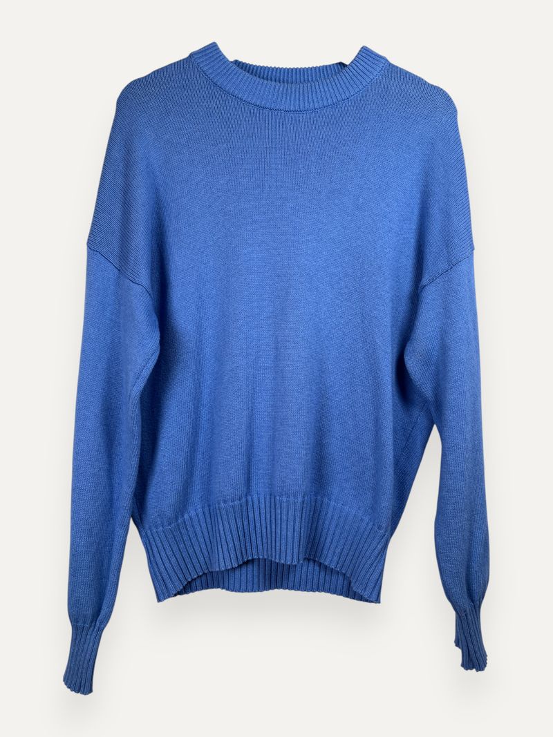 Blue Knitted Sweater