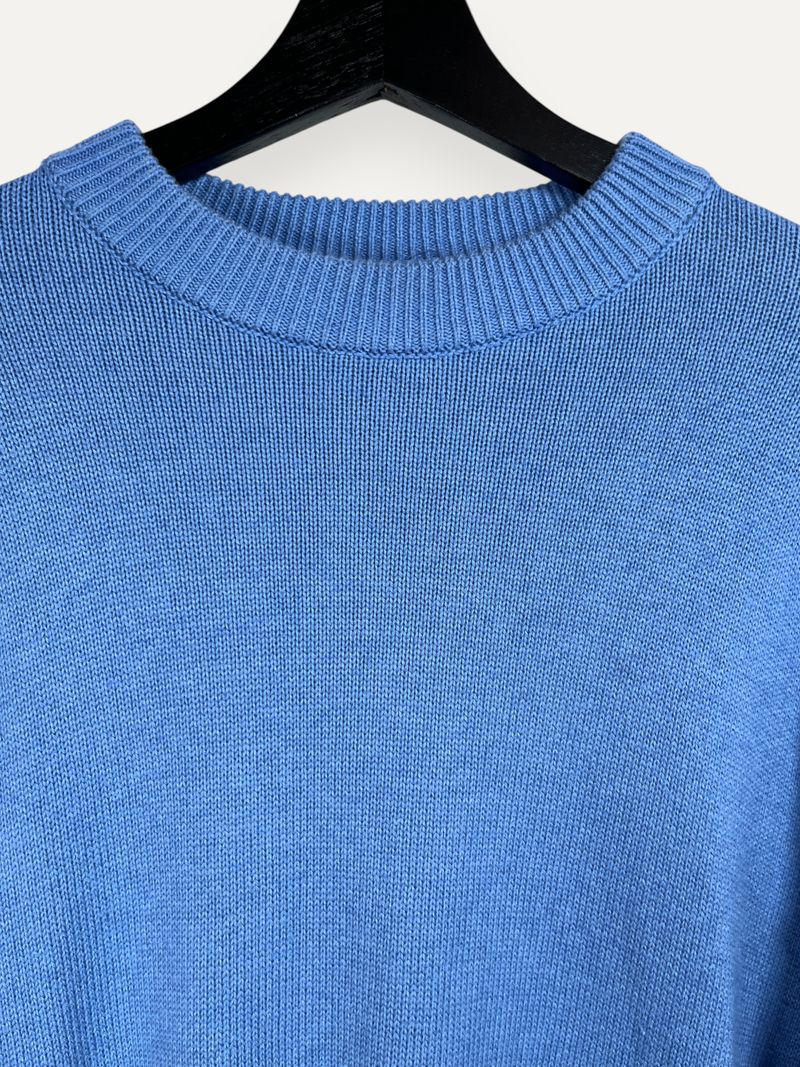 Blue Knitted Sweater