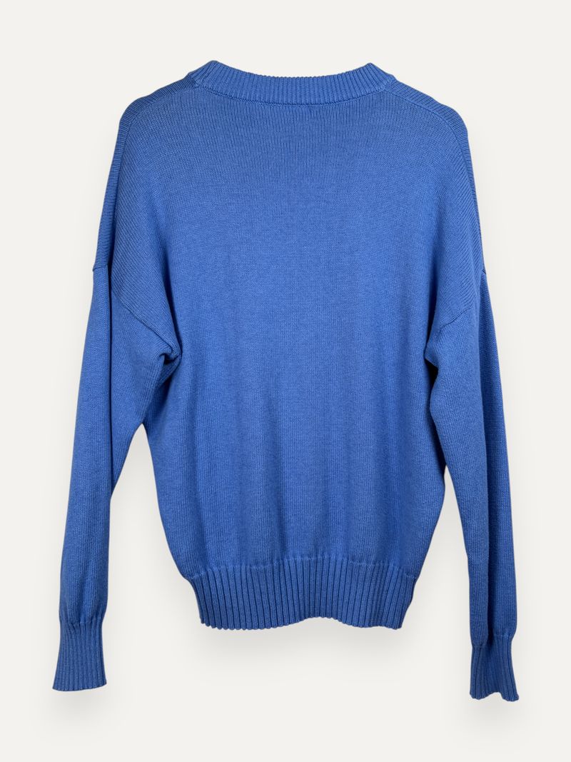 Blue Knitted Sweater