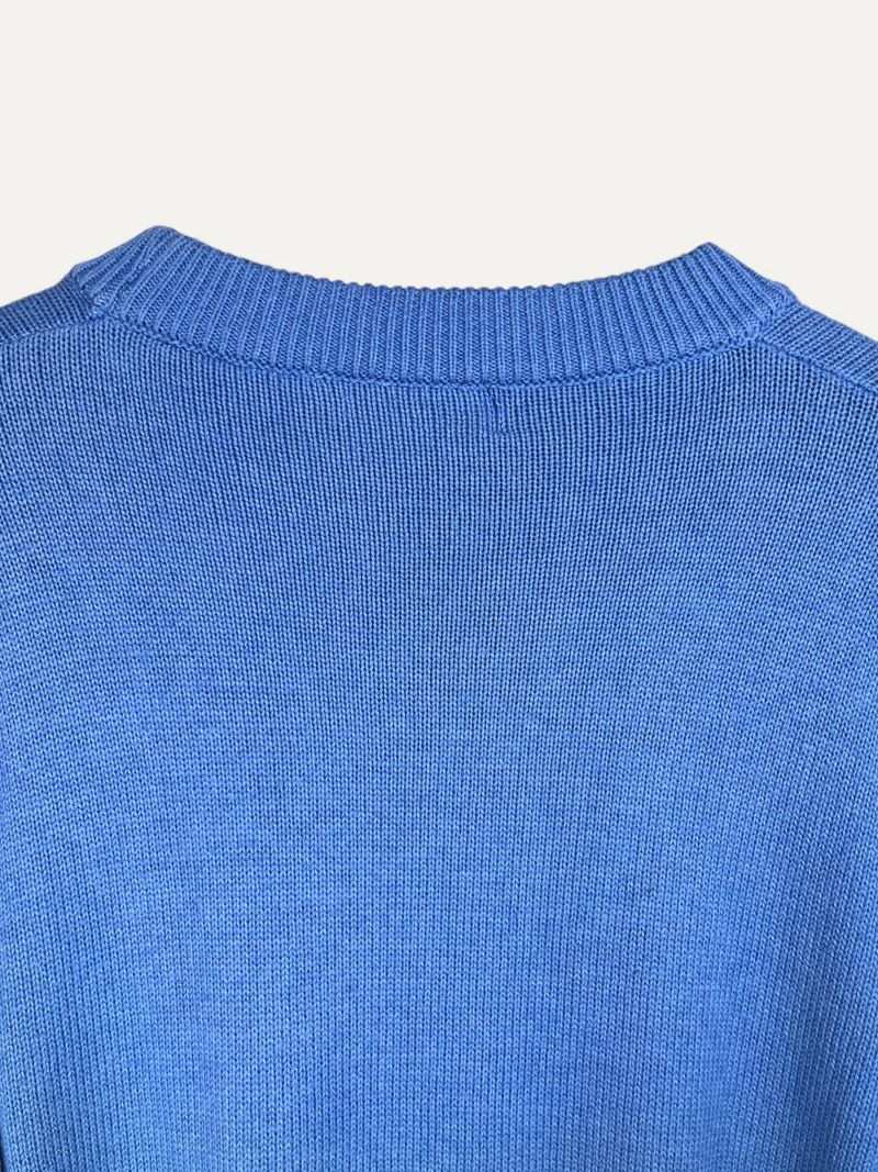 Blue Knitted Sweater