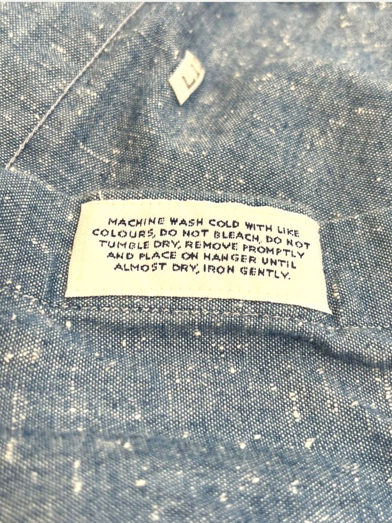 Casual Blue Cotton Shirt