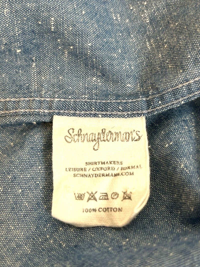 Casual Blue Cotton Shirt