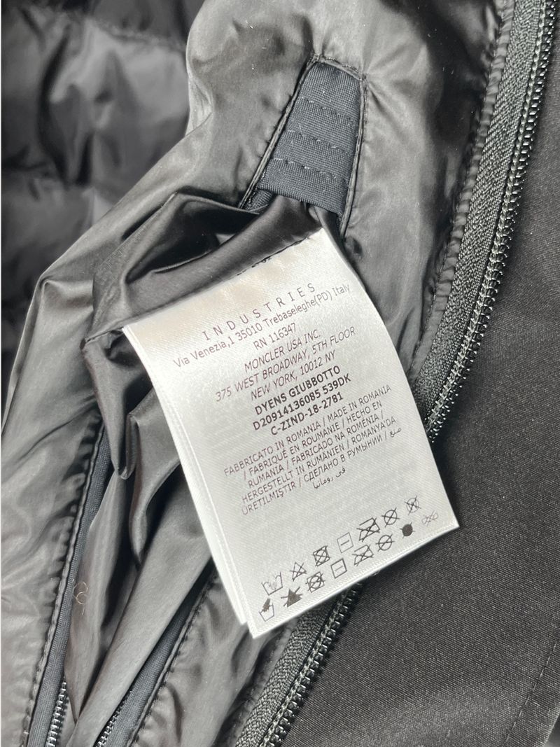 Black Dyens Giubotto Down Jacket