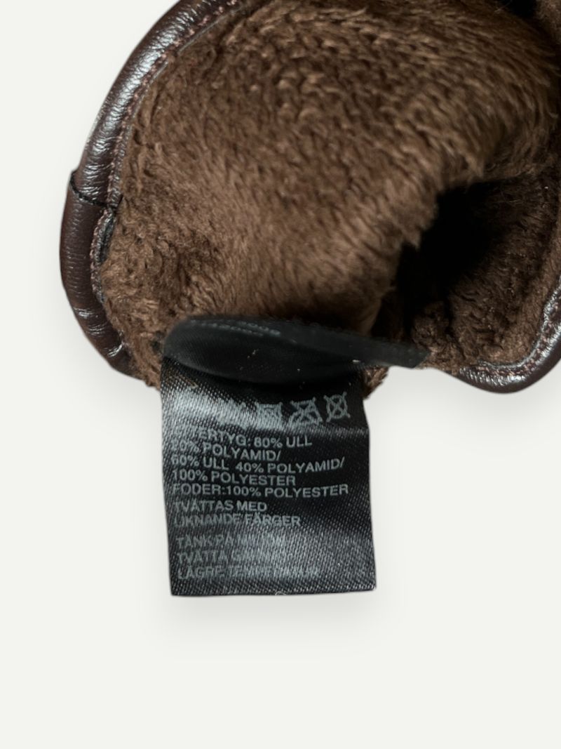 Dark Brown Wool Gloves