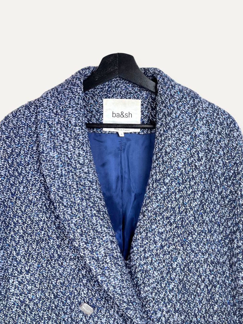Blue Bouclé Jacket