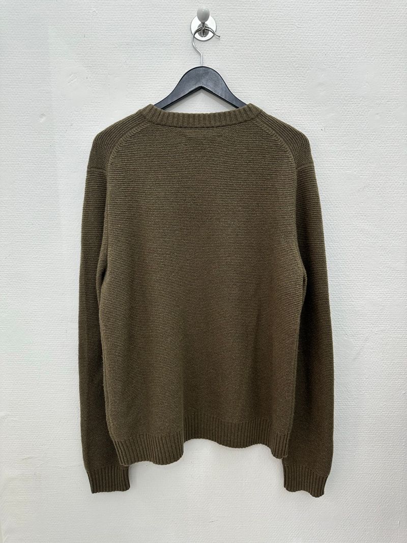 Khaki Crewneck Knit