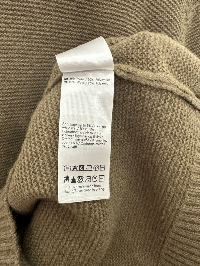 Khaki Crewneck Knit