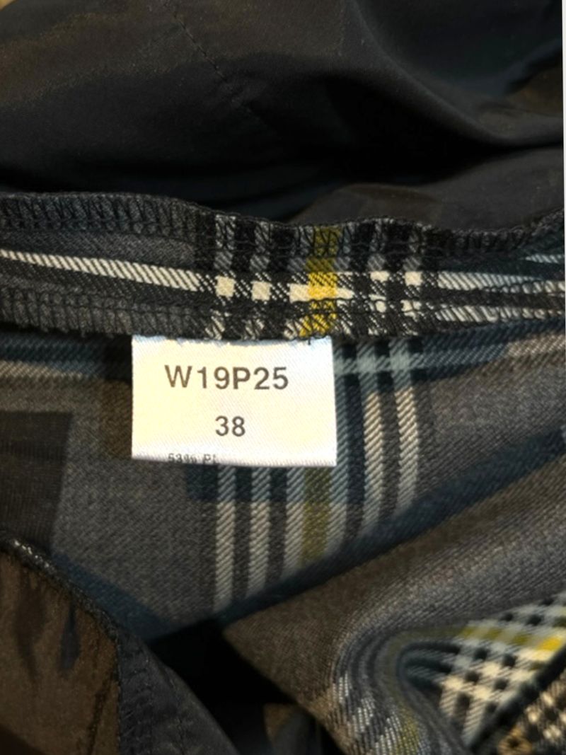 Grey Plaid Suit Pants