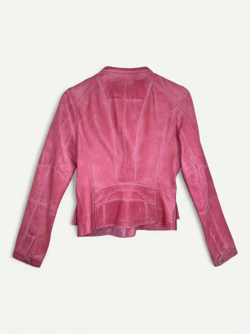 Pink Leather Jacket