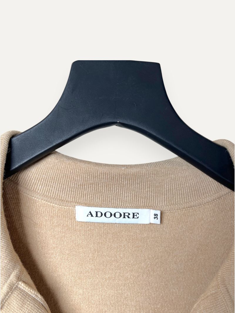 Beige Knee Length Dress