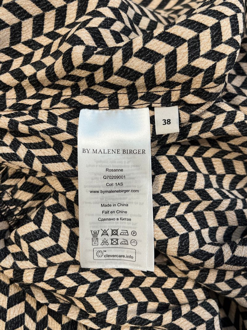 Patterned Midi Dress