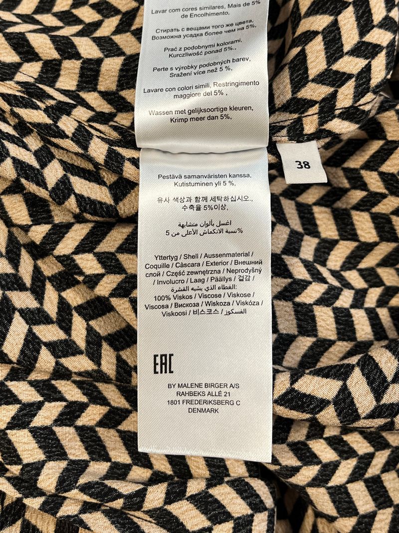 Patterned Midi Dress