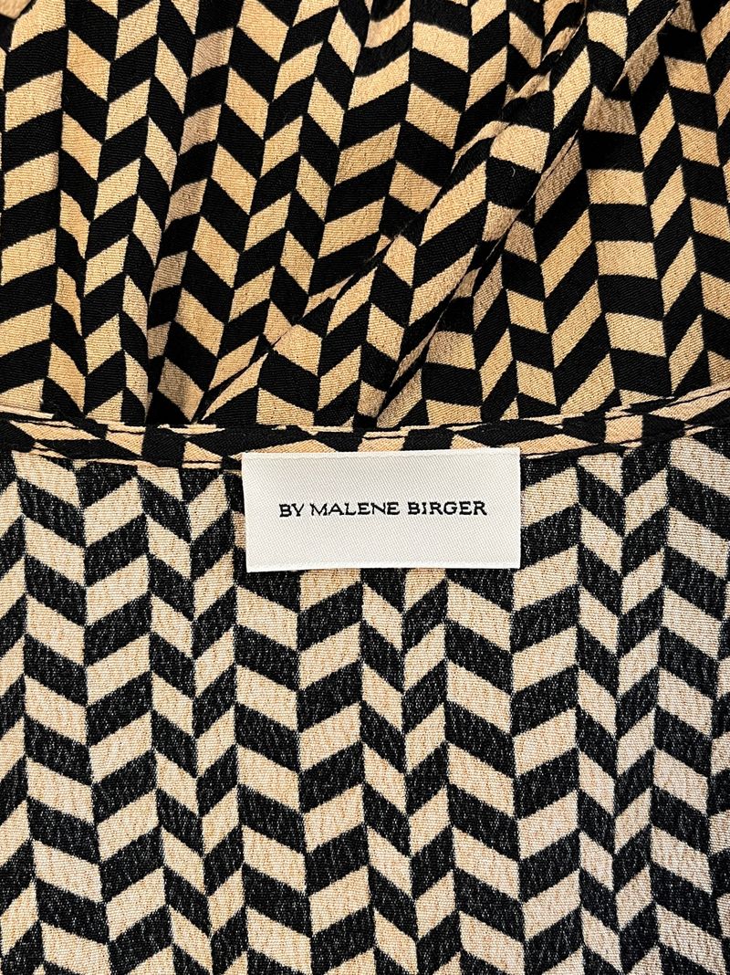 Patterned Midi Dress