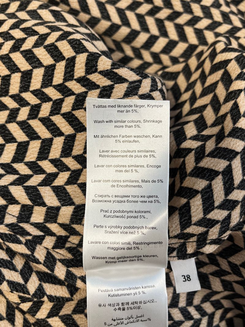 Patterned Midi Dress